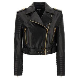 Balmain Women's Leather Jacket